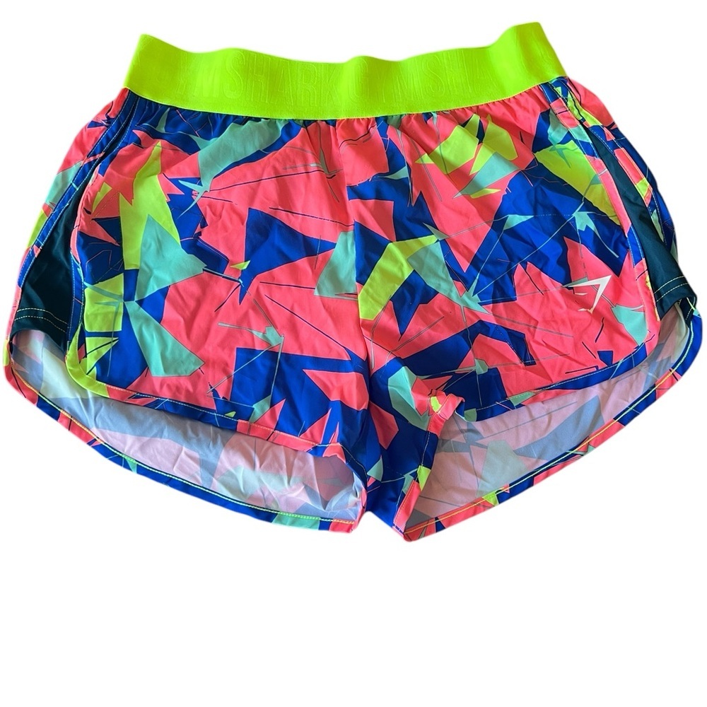 Gymshark bright pattern shorts size S